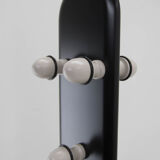 Portemanteau design en bois et marbre Italie années 1970