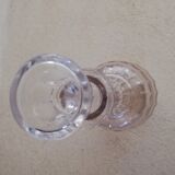 Molded glass decanter