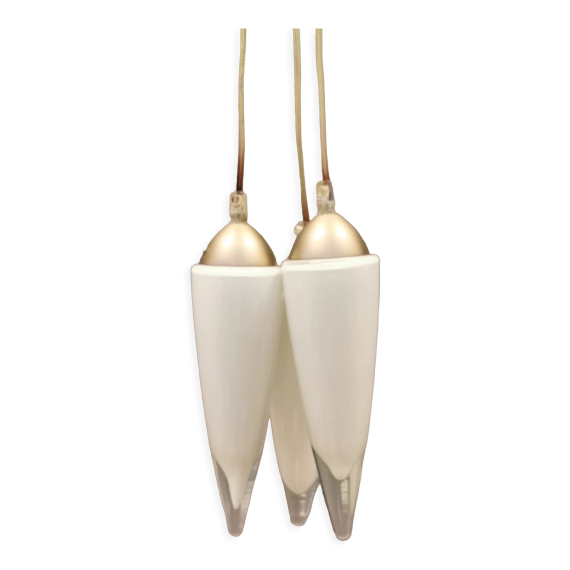 Three icicle hanging lamps