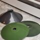 Green suspension in enamelled sheet metal