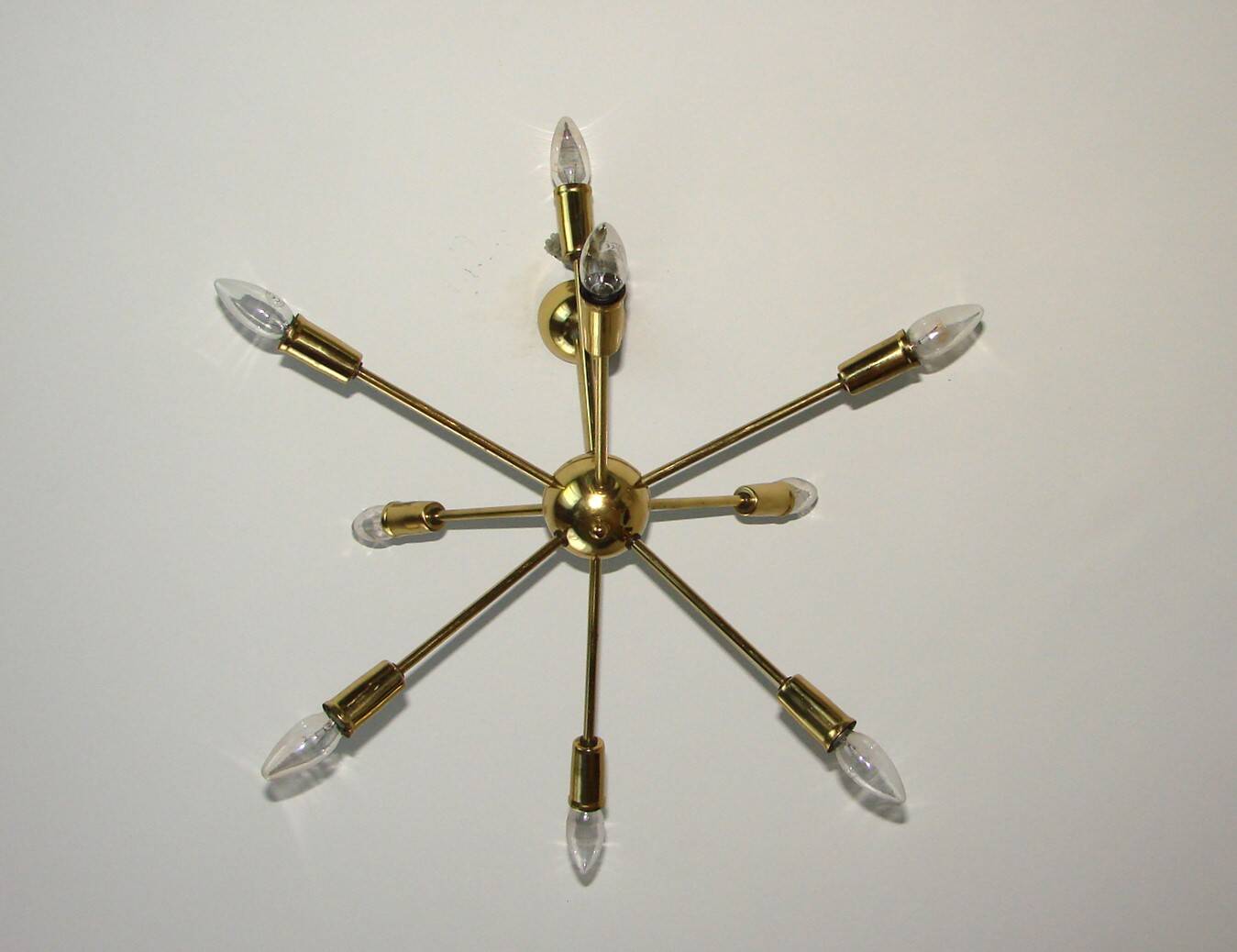 Mid century chandelier, 1970s