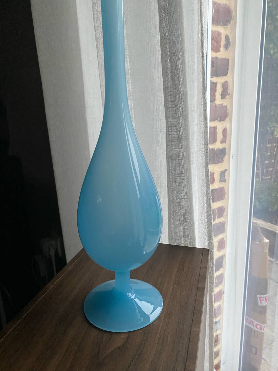 Vintage opaline vase