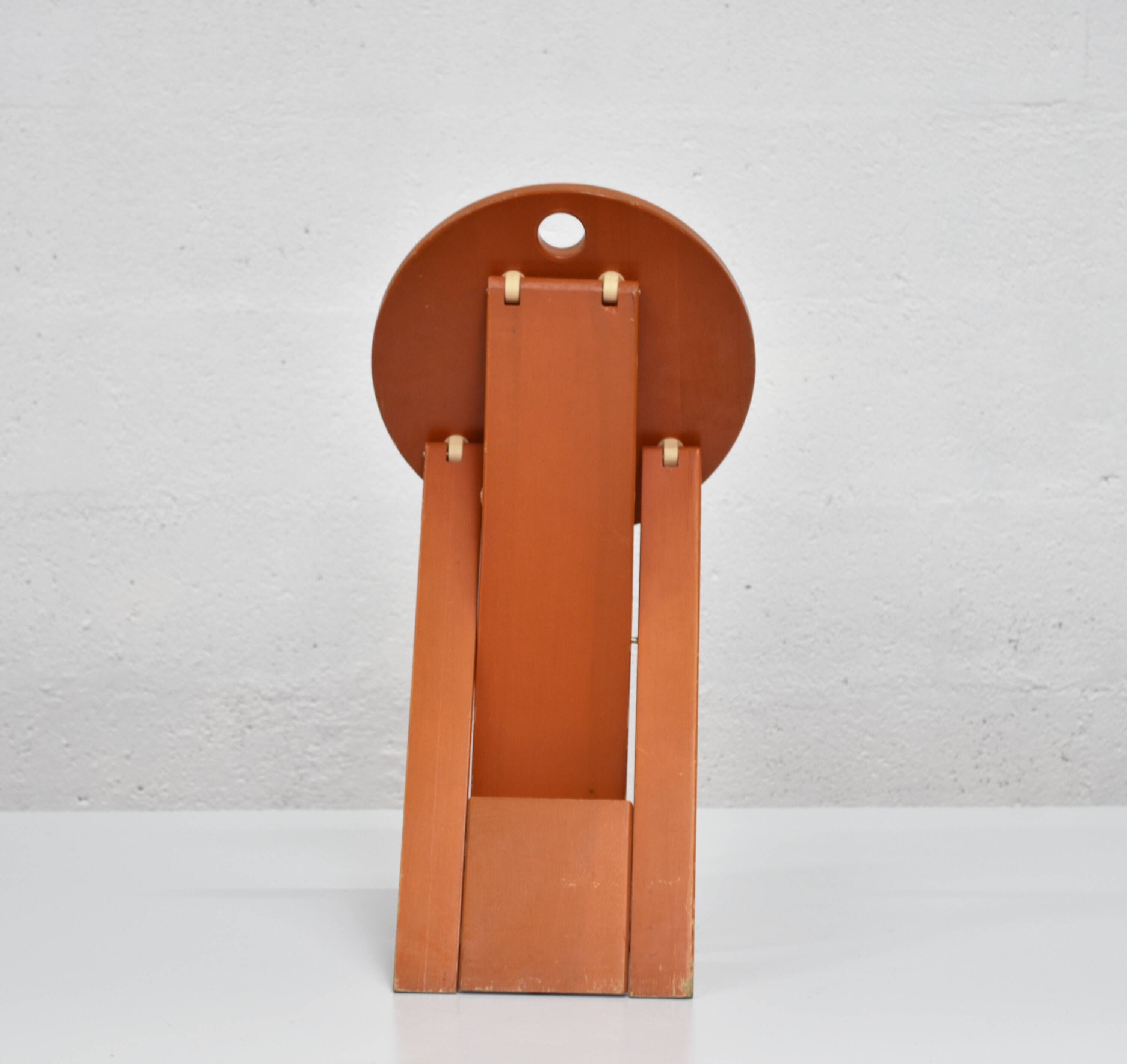 Vintage wooden folding stool