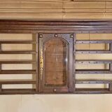 Large wall cupboard from the 19th century, exceptional size.