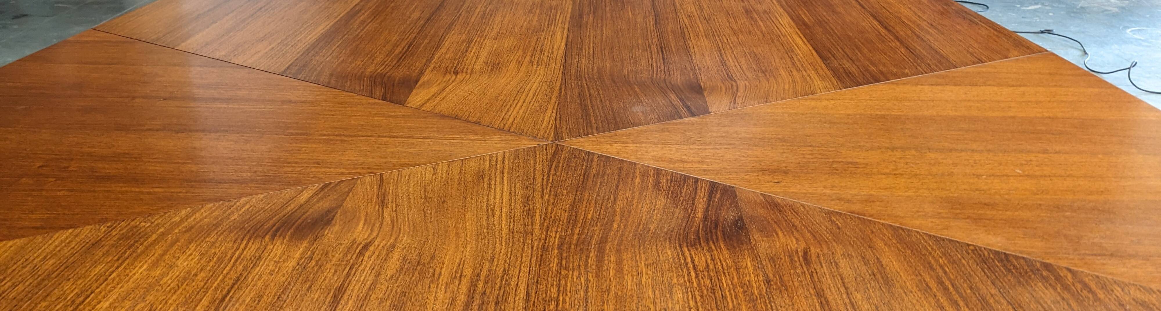 Rosewood conference table by Osvaldo Borsani for Tecno 1968