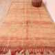 Peach Vintage Moroccan Rug 175 x 285 cm, Berber Wool Rug Handmade, Boho Rug