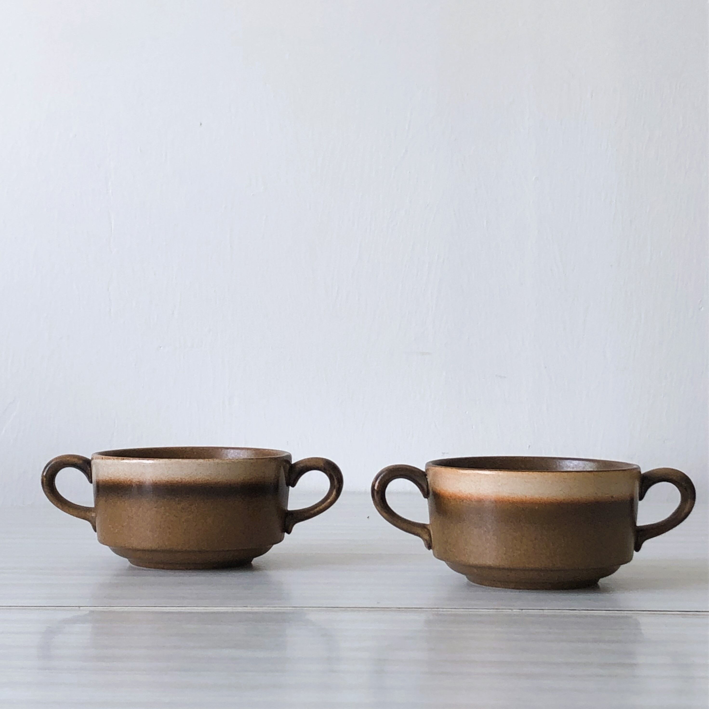 Set of 2 bowls - ceramic cups Germany Staffel