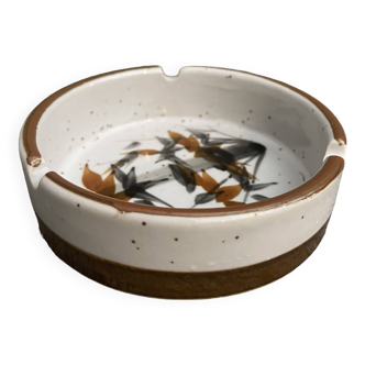 Vintage French ashtray with Reed pattern