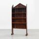 17th‑Century French Art Populaire Chestnut Cabinet with Gabled Top