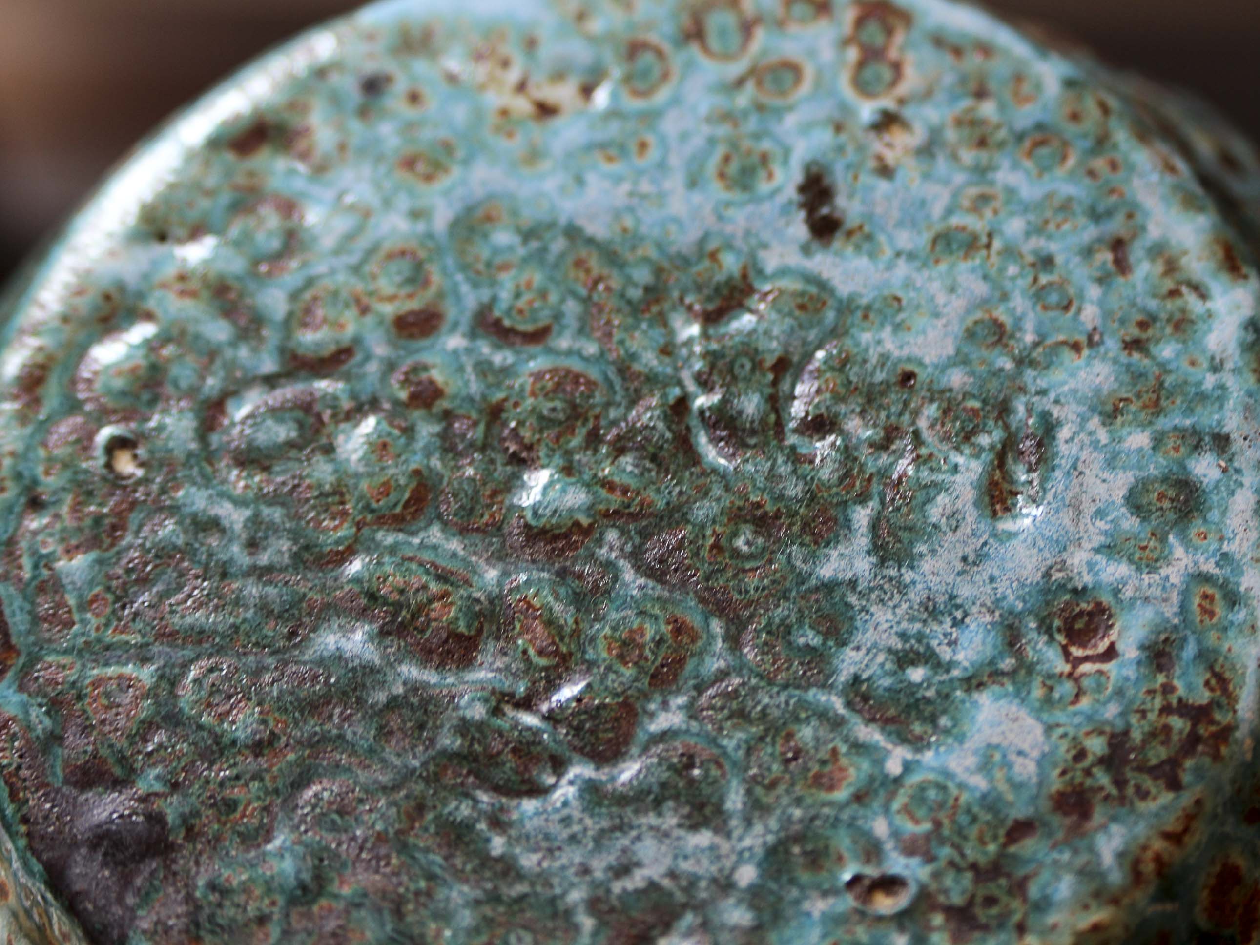 Green Accolay ceramic vase