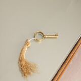 50s vintage sideboard sideboard in wood, brass and glass italian design