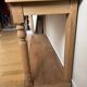 Console Flamant en chêne brut