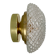 vintage glass globe wall light or ceiling light with diamond point design
