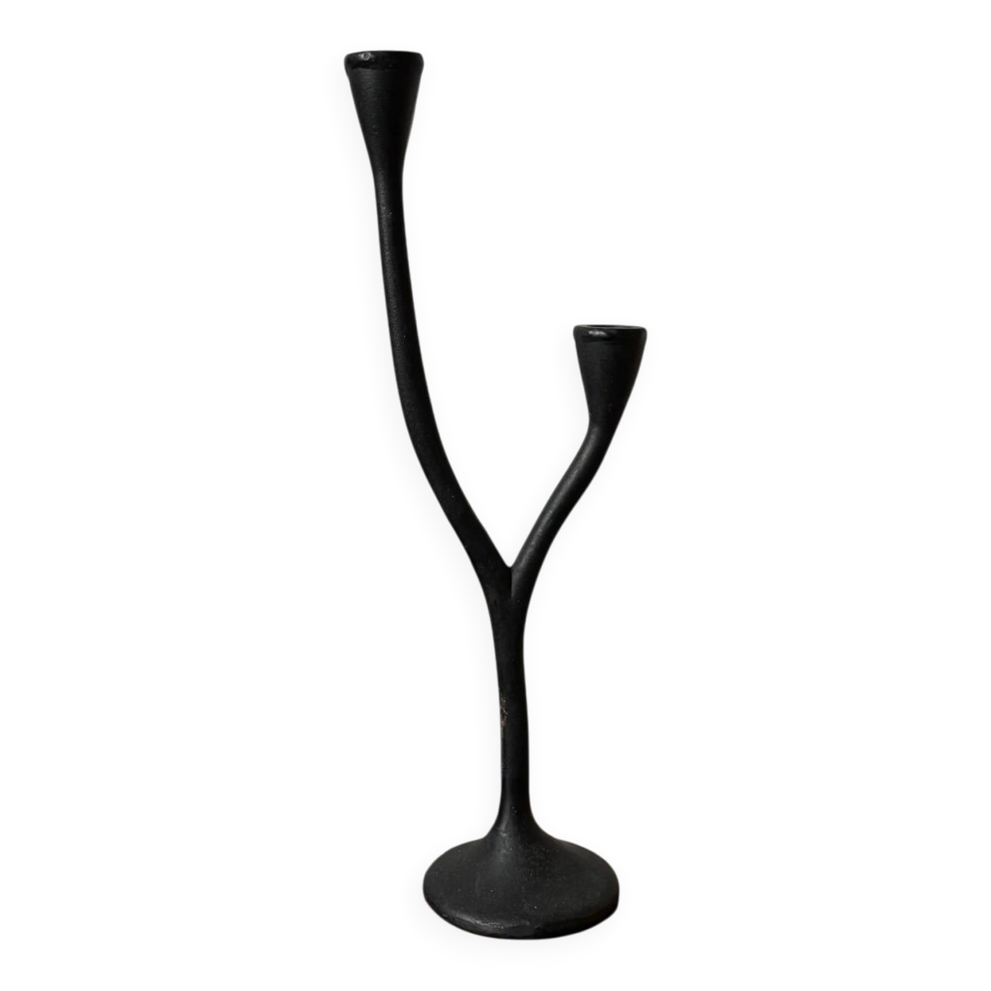 Cast iron candlestick from the 1970s