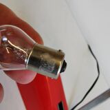 Danish Nordic Solar table or wall lamp in original red color