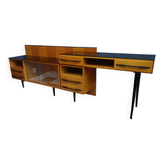 Desk and storage by Mojmír Požár for Up Zavody 1964  Czech republic