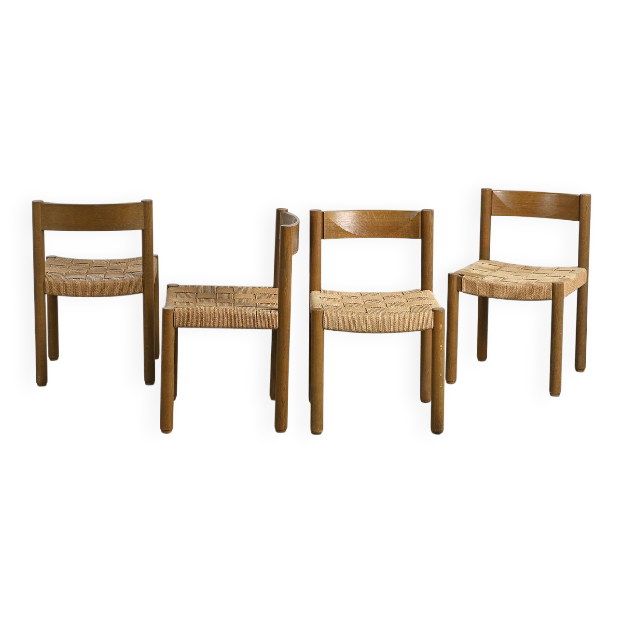 Set of four model 6200 chairs by Robert and Trix Haussmann, Dietiker, 1963