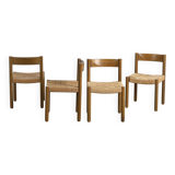 Set of four model 6200 chairs by Robert and Trix Haussmann, Dietiker, 1963