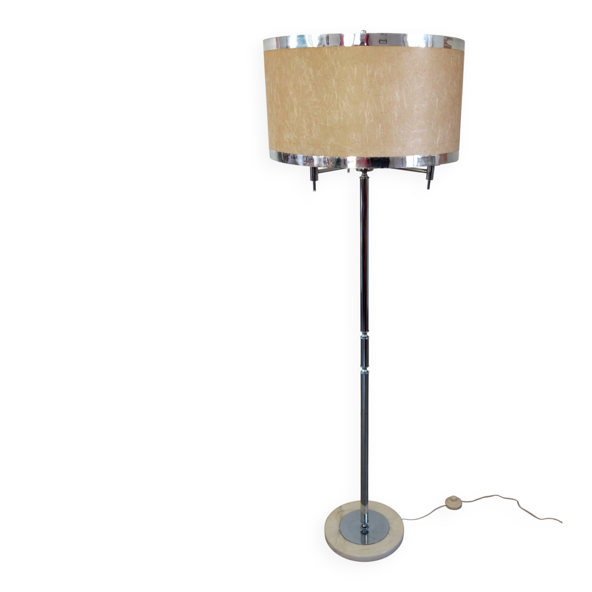 Space age floor lamp with 3 lights from the 70s by DLG Scolari.