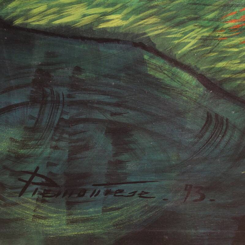Great Italian painting dated 1993