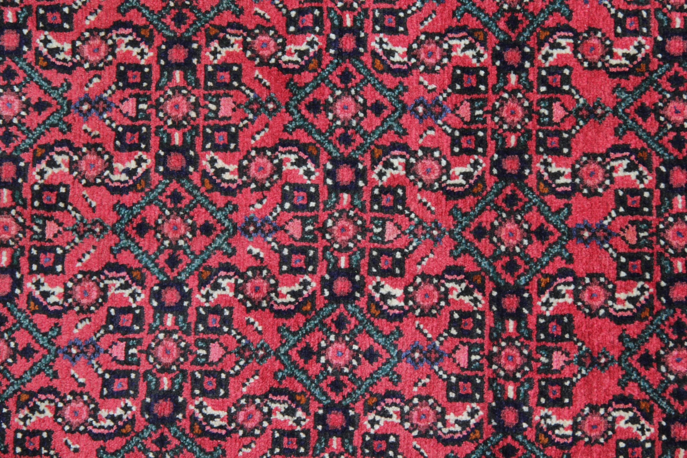 Oriental Persian Runner Rug, Handmade Traditional Wool Carpet-77x568cm