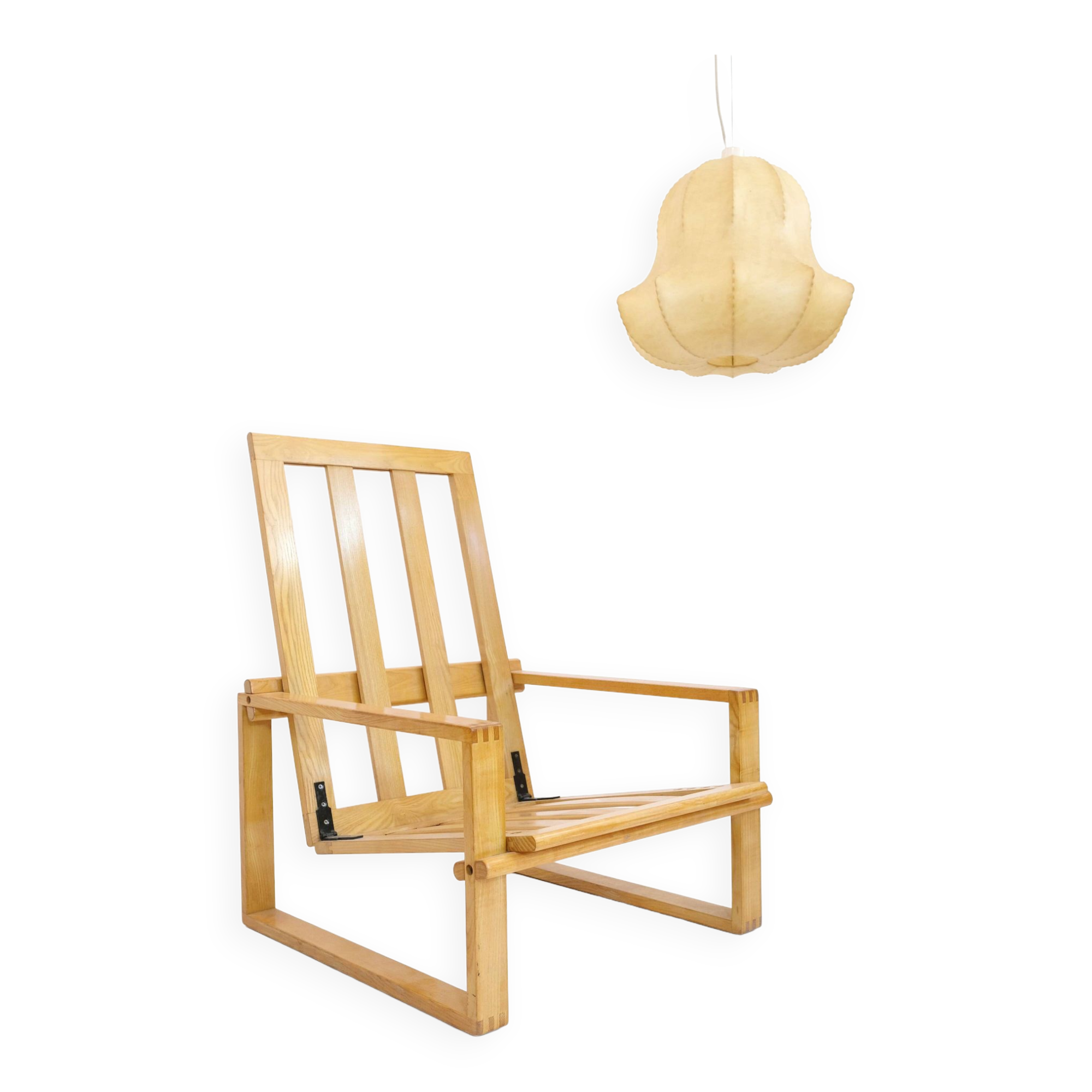 Fauteuil à position ajustable des années 70-80.