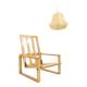 Fauteuil à position ajustable des années 70-80.