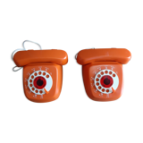 Pair of Vintage Phones , Children's Toy