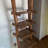 Exotic bamboo shelf