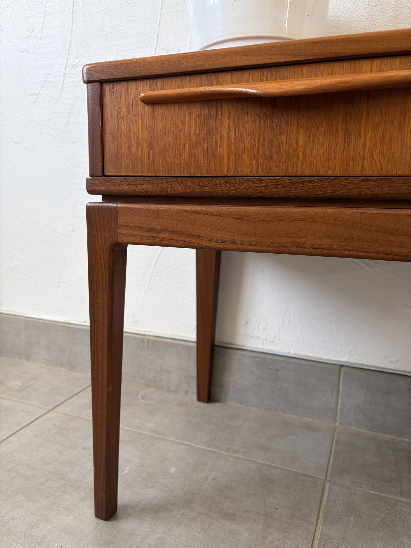 Vintage bedside table from the 1960s.