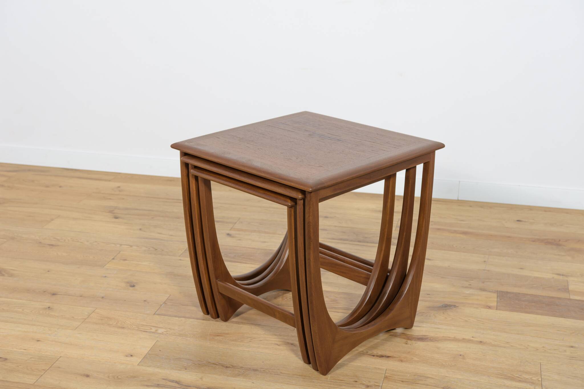 Mid-Century Teak Nesting Tables by V. Wilkins for G-Plan, 1970s, Set of 3