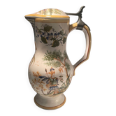 19th-century earthenware jug