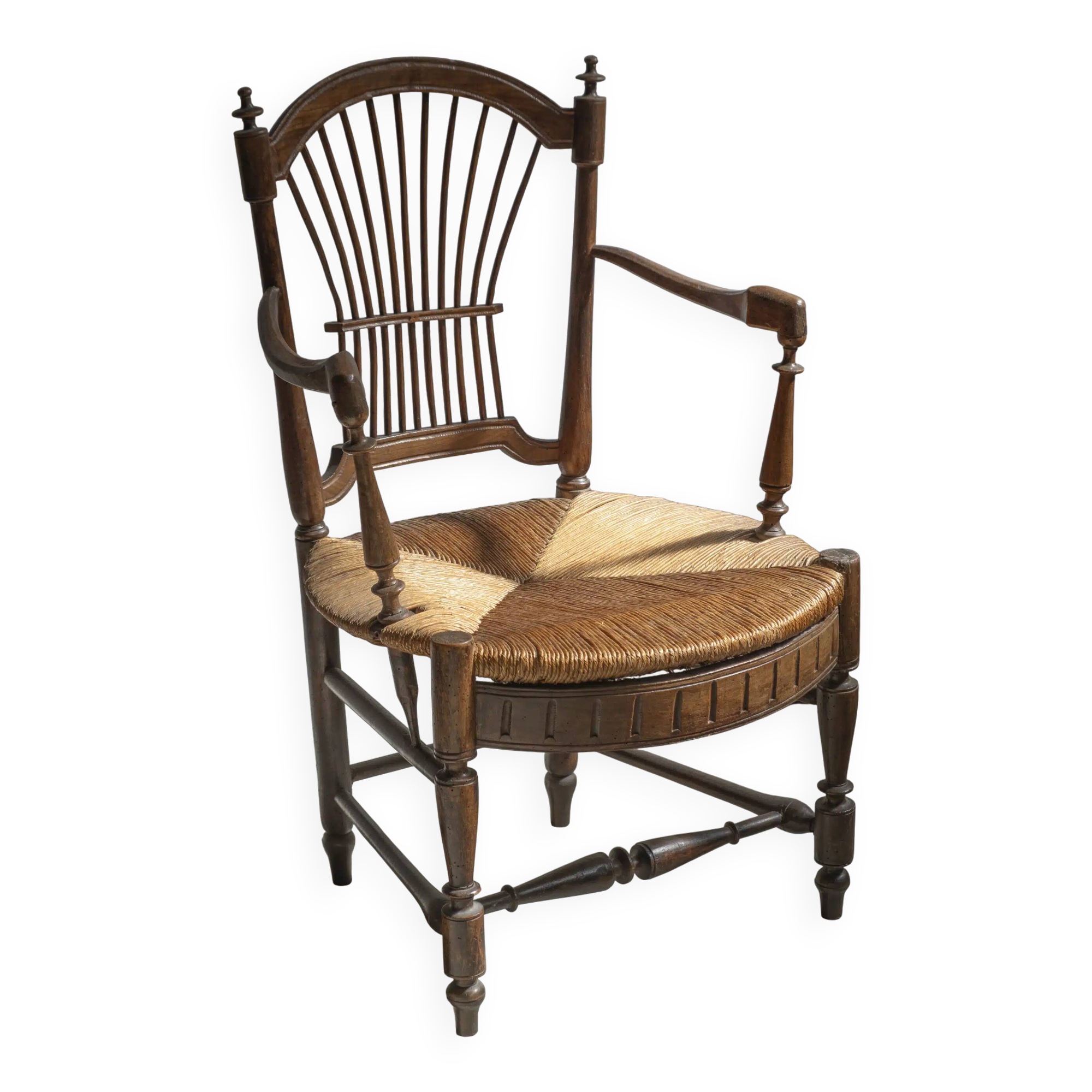 Armchair / wooden chair "Josiane"