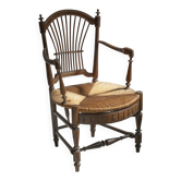 Armchair / wooden chair "Josiane"