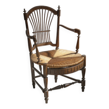 Fauteuil / chaise en bois « Josiane »