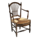 Armchair / wooden chair "Josiane"