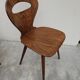 Chaise Baumann de bistrot modèle "fourmi" vintage 1950