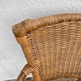 Set of 4 bamboo chairs