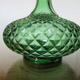 Carafe empoli made in italy diamond tip glass 60s 70s