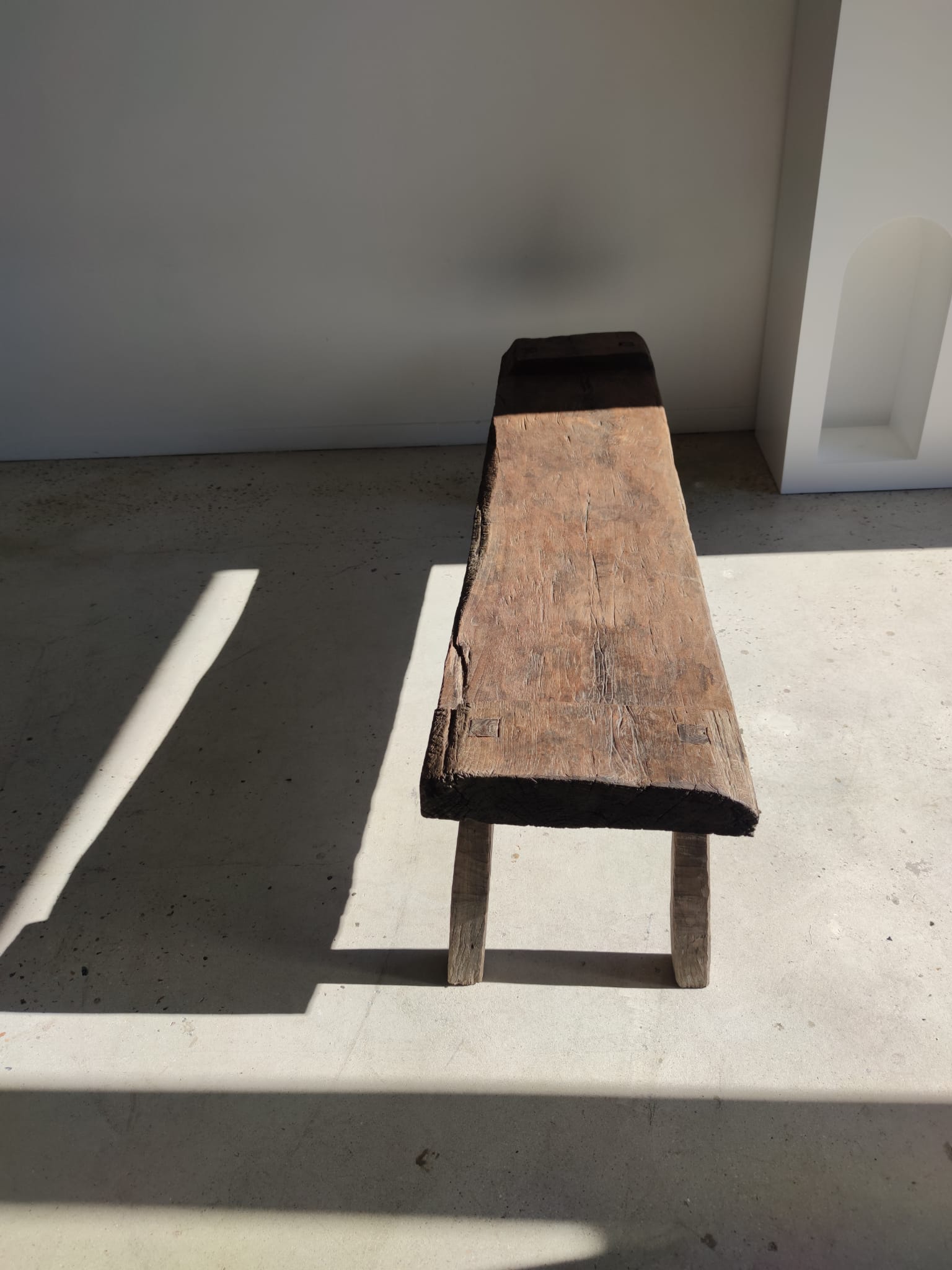 Bench in old teak