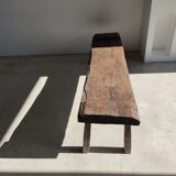 Bench in old teak
