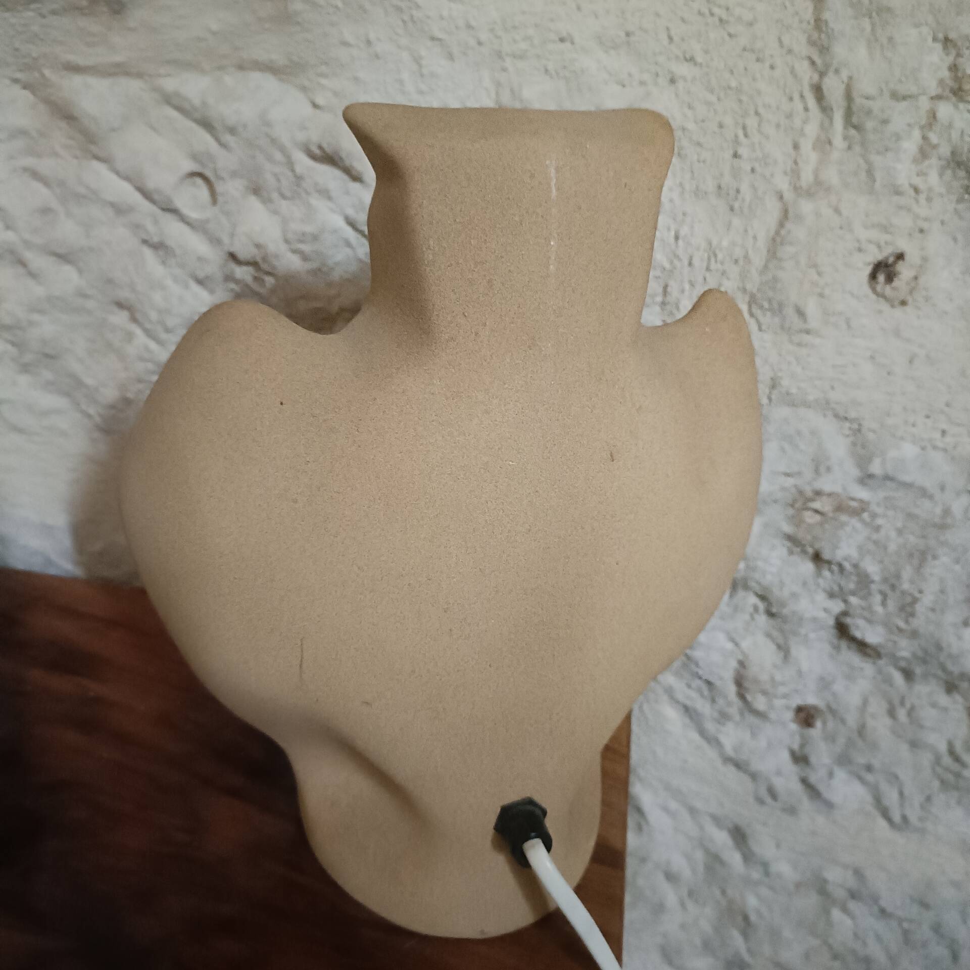 Zoomorphic lamp, owl, seventies
