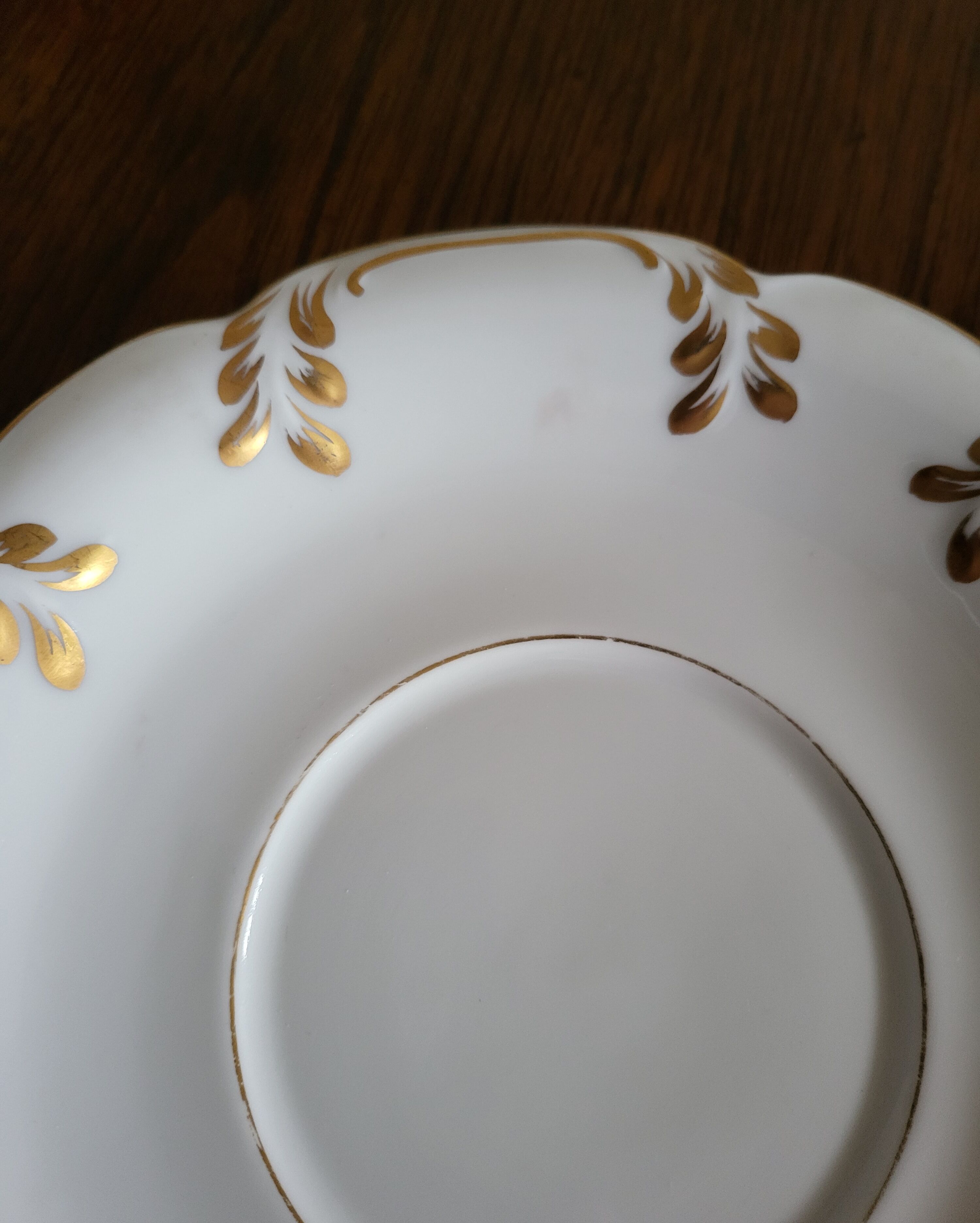 4 Dessert Plates in Old Paris Porcelain