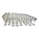 Sevres Crystal.47-piece glassware set