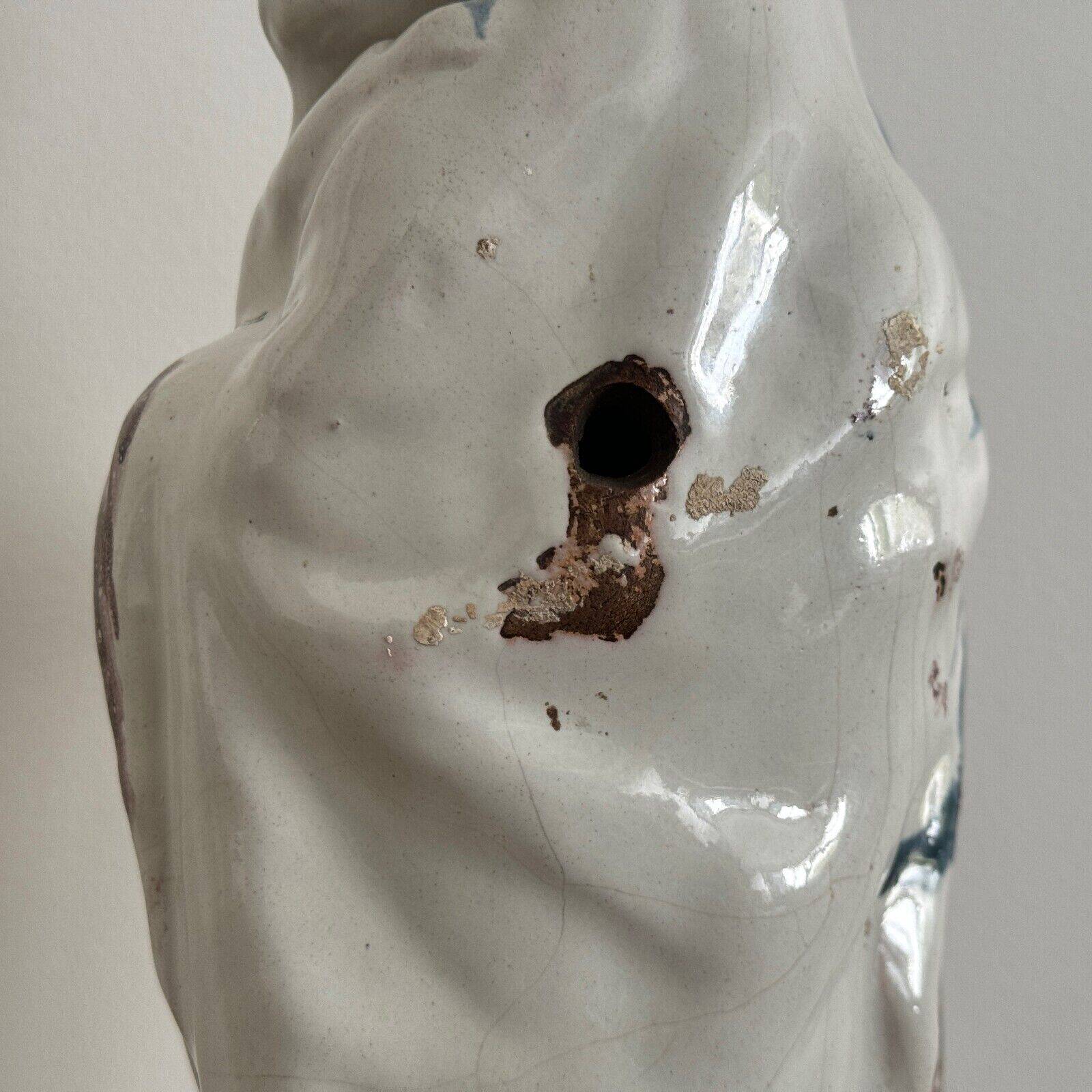 18th century earthenware Virgin Mary Mater Dei