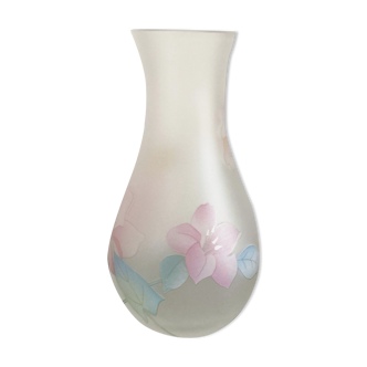 Bavaria vase in frosted glass