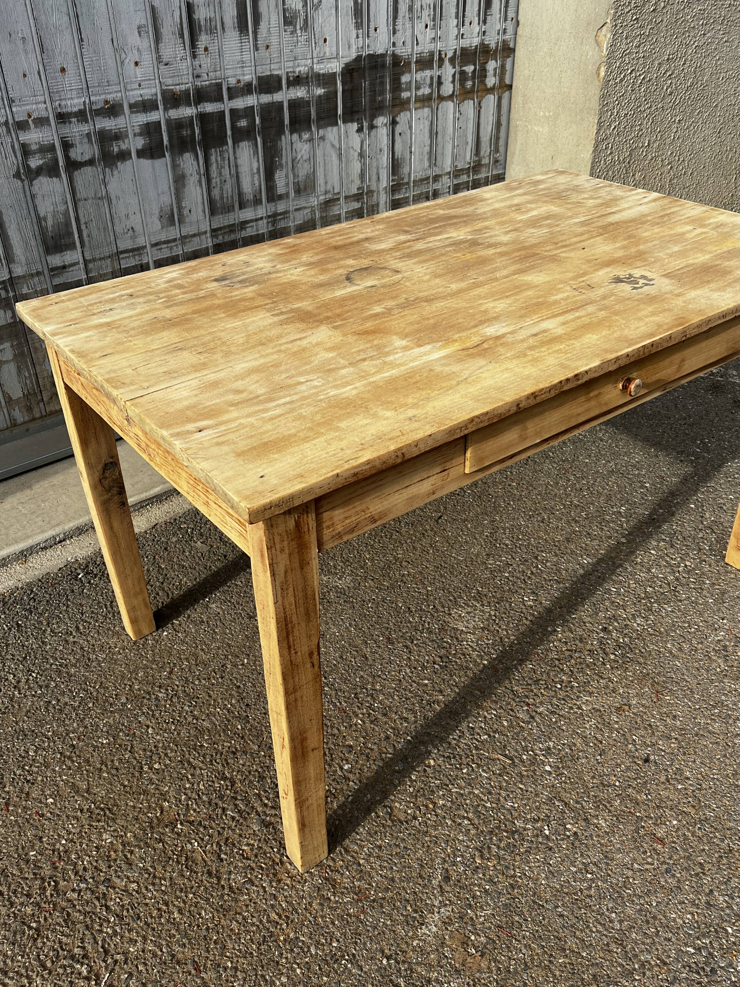 Antique kitchen table