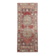 4x9 Rug For Entrway Red Classic Oriental Vintage Rug, 111x263Cm SK 3884