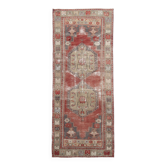 Tapis 4x9 pour entrée, rouge, classique, Oriental, vintage, 111x263Cm, SK 3884