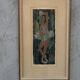 Fabian Lundqvist  (1913-1989), Swedish modern lithograph, 1958,  Framed